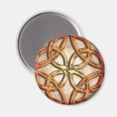 ケルト結び糸細工エナメル マグネット (正面/裏面)