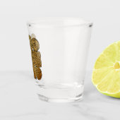 ケルト結び糸細工クロスショットガラス ショットグラス (右)