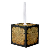 ケルト結び糸細工クロス キューブオーナメント (裏面アングル)