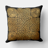 ケルト結び糸細工クロス クッション (裏面)