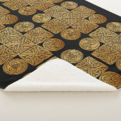 ケルト結び糸細工クロス シェルパブランケット (3/4)