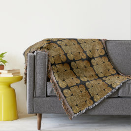 ケルト結び糸細工クロス スローブランケット