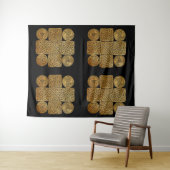 ケルト結び糸細工クロス タペストリー (インサイチュ(横))