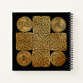 ケルト結び糸細工クロス ノートブック (裏面)