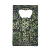 ケルト結び糸細工セントパトリックズデー クレジットカード栓抜き (裏面)