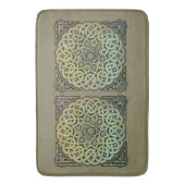 ケルト結び糸細工マンダラ バスマット (正面縦)