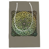 ケルト結び糸細工マンダラ ミディアムペーパーバッグ (正面)