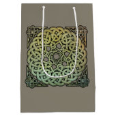 ケルト結び糸細工マンダラ ミディアムペーパーバッグ (裏面)