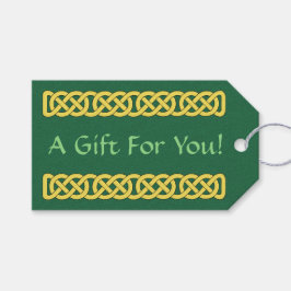 ケルト結び糸細工帯 ギフトタグ