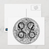 ケルト結び糸細工 ポストカード (正面/裏面)