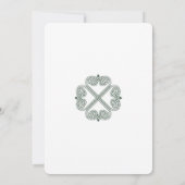 ケルト結婚お祝い招待状 招待状 (裏面)