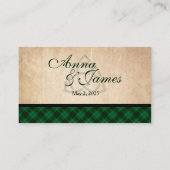 ケルト結婚ックの登記簿 エンクロージャーカード (裏面)