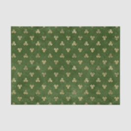 ケルト緑金ゴールドトリプルスパイラル 薄葉紙