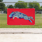 ケルト縁どコリー競争敏捷性犬 横断幕 (インサイチュ)