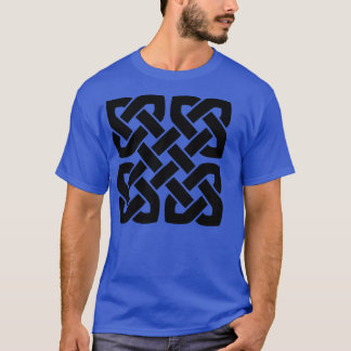 ケルト織りエンドレスノット幾何学模様7 Tシャツ