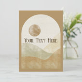 ケルト美しい |結婚式招待状 サンキューカード (スタンド正面)