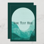 ケルト美しい |結婚式招待状 サンキューカード (正面/裏面)