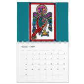 ケルト美術カレンダー カレンダー (2月 2027)