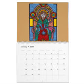 ケルト美術カレンダー カレンダー (1月 2017)
