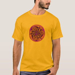 ケルト美術 スパイラル デザインTシャツ Tシャツ