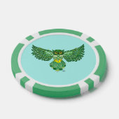 ケルト航空フクロウグリーン ポーカーチップ (シングル)