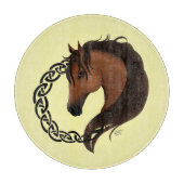 ケルト色の茶色の馬黄 カッティングボード (正面)