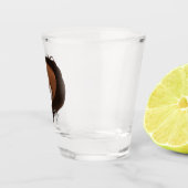 ケルト色の茶色の馬黄 ショットグラス (右)