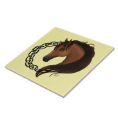 ケルト色の茶色の馬黄 タイル (側面)