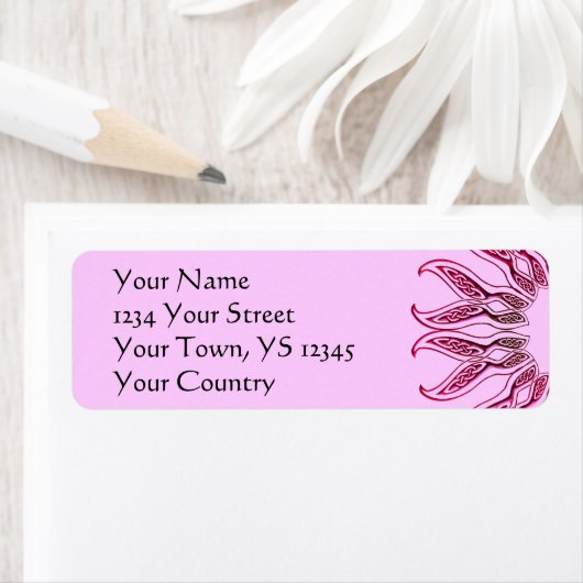 ケルト花 ラベル (インサイチュ)