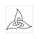 ケルト葉スアートスタンプ ラバースタンプ (インプリント)