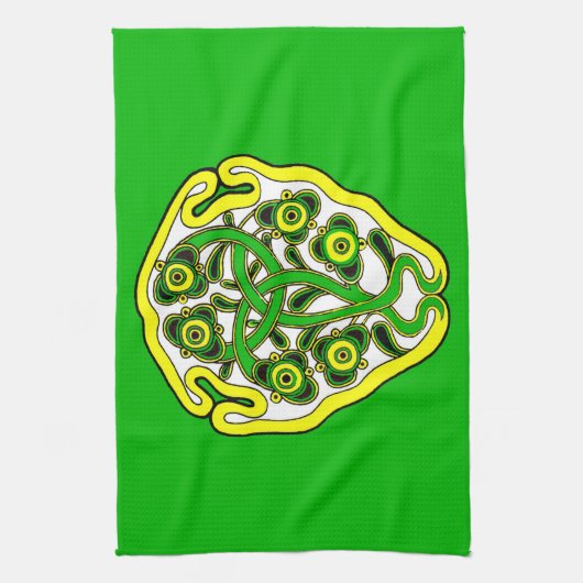 ケルト記号 キッチンタオル (縦)