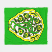 ケルト記号 フリースブランケット (正面(横))