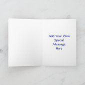 ケルト誕生賛美のグリーティングカード カード (内部)