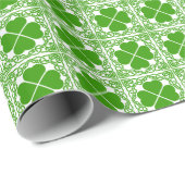 ケルト語およびクローバー ラッピングペーパー (ロールコーナー)