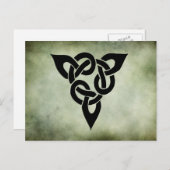 ケルト語のアイルランドの聖なる記号 ポストカード (正面/裏面)