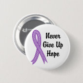 ケルト語は決して希望のアルツハイマー病をあきらめません 缶バッジ (正面&裏面)