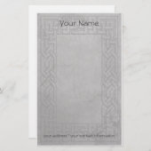 ケルト語は薄暗がりを尾行します 便箋 (正面/裏面)