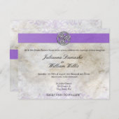 ケルト語アイルランドのゲール語三大骨格結婚式招待 招待状 (正面/裏面)