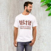ケルト語アルファベットフォント Tシャツ