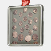 ケルト語選択および見つけられるローマの硬貨 メタルオーナメント (左)