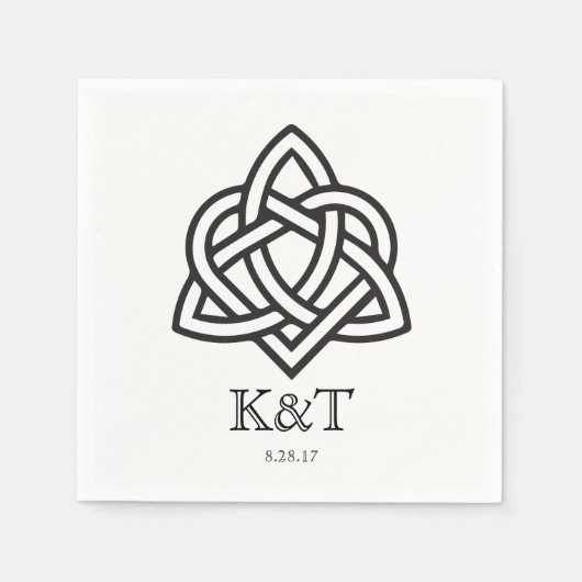 ケルト語 – カスタムカクテルナプキンス スタンダードカクテルナプキン (正面)