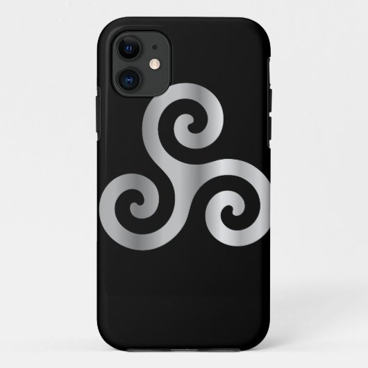 ケルト語Neopaganism三重の螺線形のtriskelion.jpg Case-Mate iPhoneケース (裏面)