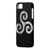 ケルト語Neopaganism三重の螺線形のtriskelion.jpg Case-Mate iPhoneケース (裏面左)