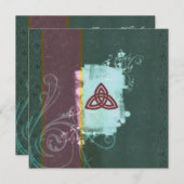 ケルト語Triskel 招待状 (正面/裏面)