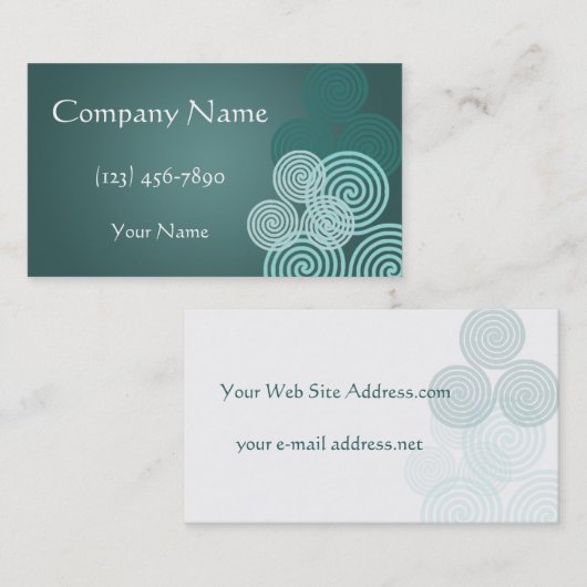 ケルト語Triskele 名刺 (正面/裏面)