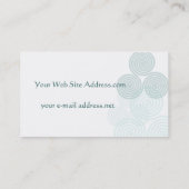 ケルト語Triskele 名刺 (裏面)