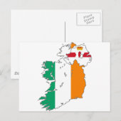 ケルト諸国アイルランド地図 ポストカード (正面/裏面)