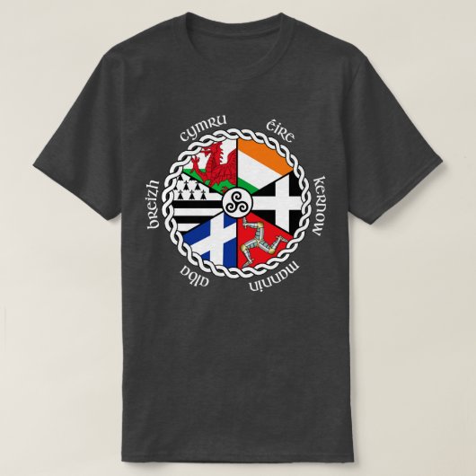 ケルト諸国旗 1 Tシャツ (デザイン正面)