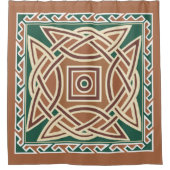 ケルト諸島 シャワーカーテン (正面)