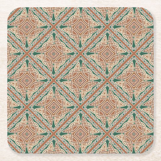 ケルト諸島 スクエアペーパーコースター (正面)